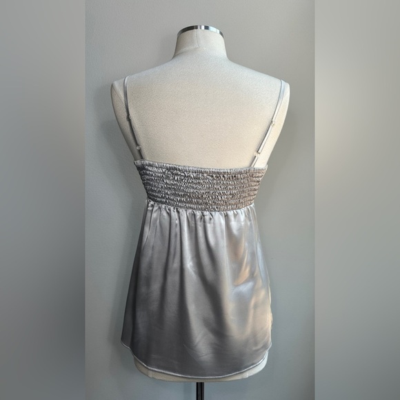 Venus Silver Satin Embellished Babydoll Cami – Size Medium (NWOT) - Picture 4 of 4